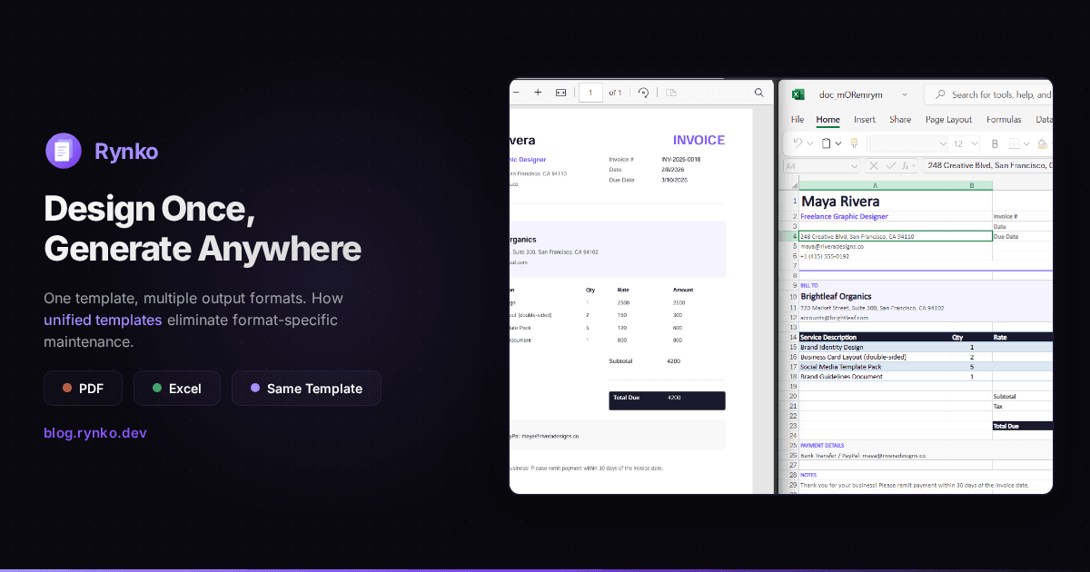 Design Once, Generate Anywhere: How Our Unified Template System Works